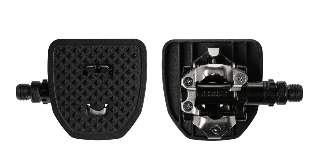 PEDAL PLATE 2.0 Pedaladapter für Klickpedale - Version für MTB-Systempedale von Shimano SPD-MTB und Look X-Track - Original