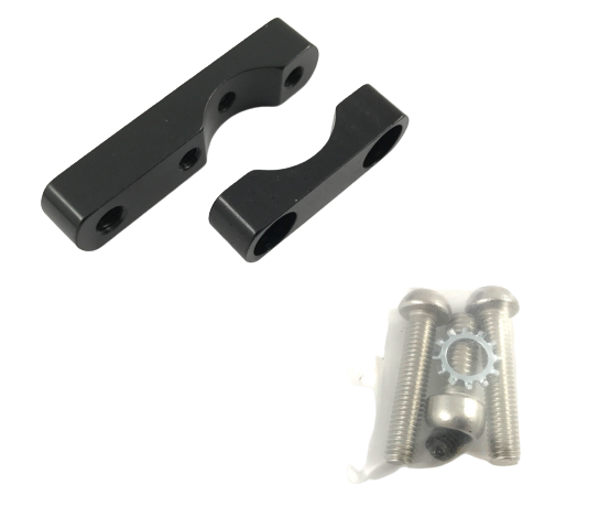 PROCRAFT Dynamohalter für Hinterbaustrebe in Aluminium Schwarz