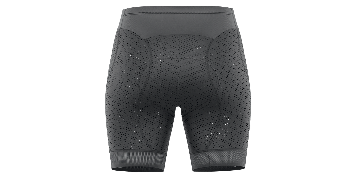 SQlab SQ-Short "ONE10 WOMAN" Unterziehhose für MTB- Tour + Travel + Trekking mit Sitzpolster in Größen XS bis XXL in Schwarz