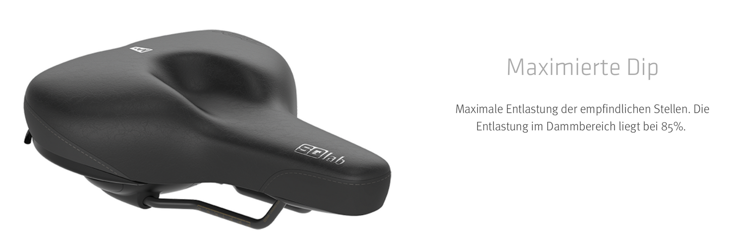 SQlab Sattel "Modell 621 M-D active" für CITY - Original