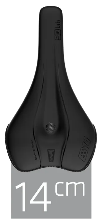 SQlab Sattel "611 ERGOWAVE active 2.1" ideal für MTB Trail + Down Country in 13cm bis 16cm - Original