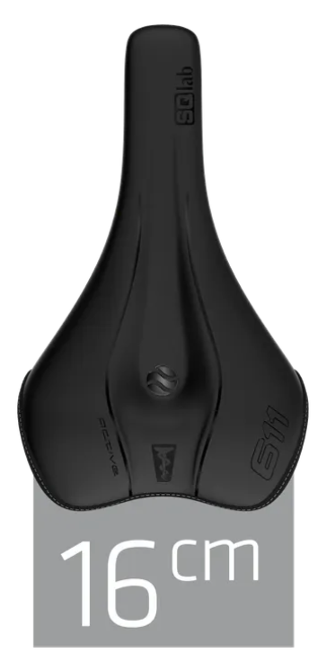 SQlab Sattel "611 ERGOWAVE active 2.1" ideal für MTB Trail + Down Country in 13cm bis 16cm - Original