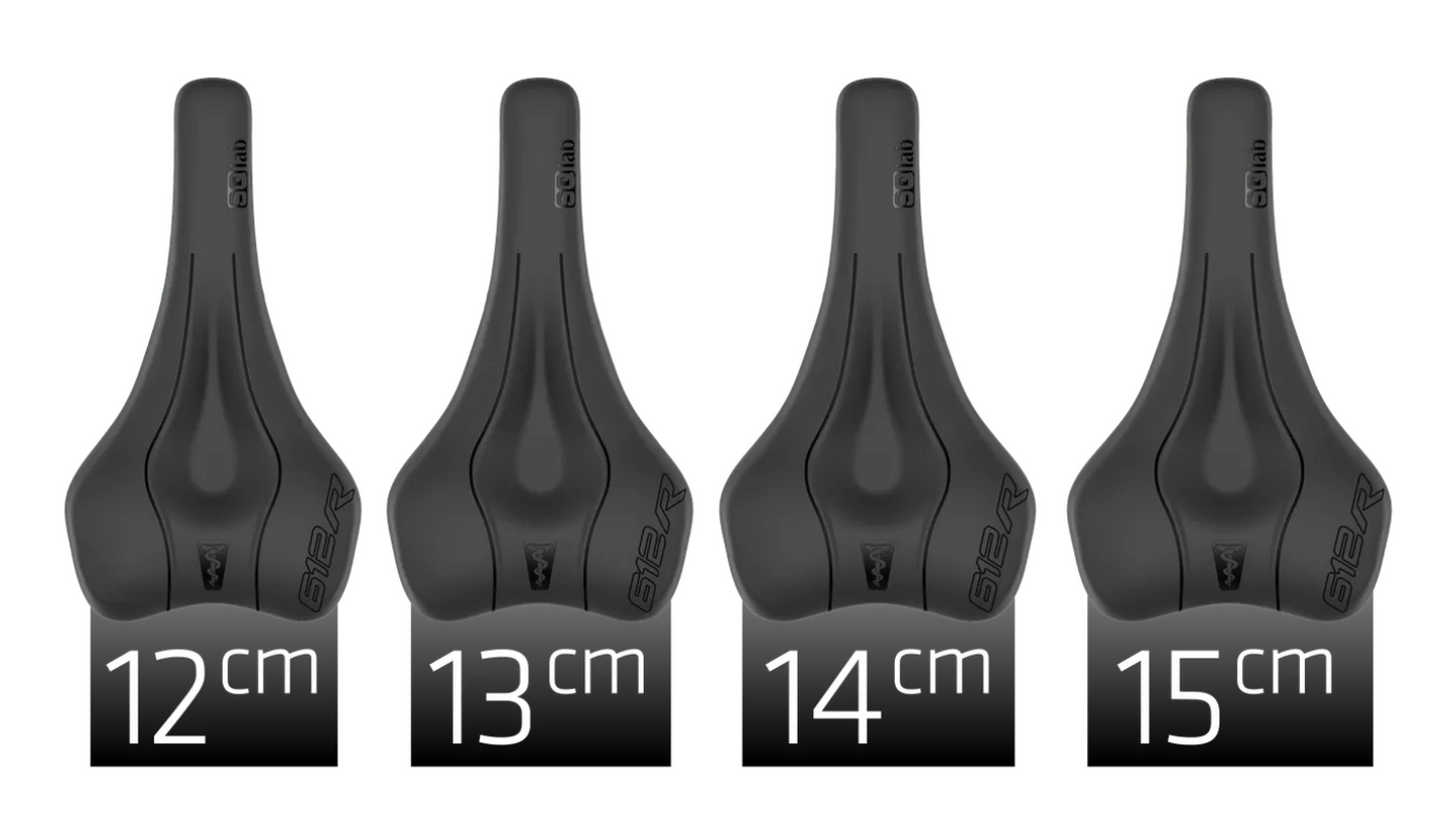 SQlab Sattel "612 ERGOWAVE R" für ROAD RACE + TRIA - Kürzer + Taillier in 12 bis 15cm - Original
