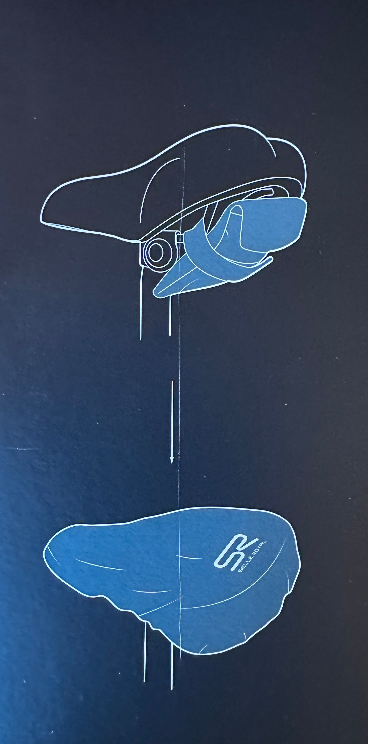 SELLE ROYAL Sattelüberzug "Packable Rain Cover" wasserdicht, für alle Arten von Sättel (bitte Maße beachten)