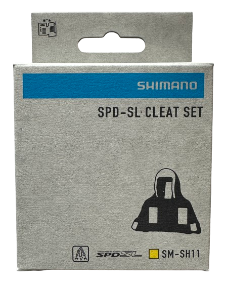 SHIMANO SPD-SL Schuhplatten für Rennrad-Pedale - SM-SH10 (Rot) oder SM-SH11 (Gelb) oder SM-SH12 (Blau) - Satz - Original