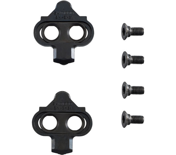 SHIMANO SPD Schuhplatten (Cleats) für MTB, Touring oder Trekkingpedale - SM-SH51 (Sport) oder SM-SH56 (Multifunktion) Paar - Original