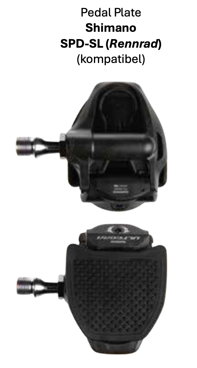 PEDAL PLATE 2.0 Pedaladapter für Klickpedale - Version für Rennrad-Systempedale für Shimano SPD-SL - Original