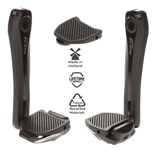 PEDAL PLATE 2.0 Pedaladapter für Klickpedale - Version für Rennrad-Systempedale für Shimano SPD-SL - Original