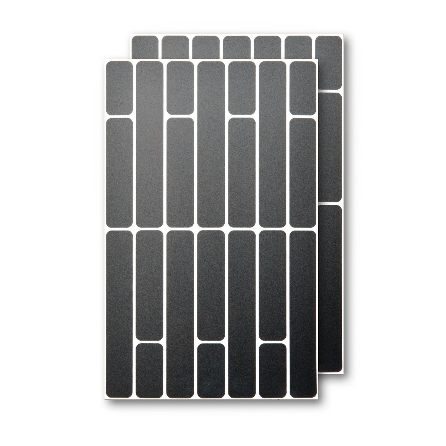 Luxshield Reflektor-Sticker "Streifen-Design" in Schwarz oder Weiß aus reflektierender Hochleistungsfolie > Made in Germany