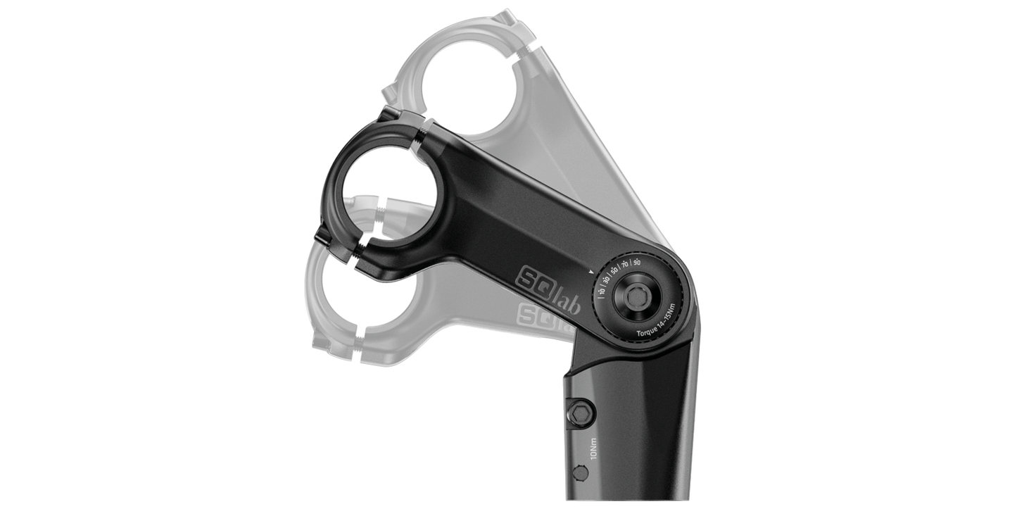 SQlab Vorbau "Modell 821 3.0" Ahead ; 0 bis +90° ; 1/8" ; 70 / 90 / 110mm ; Aluminium - Original