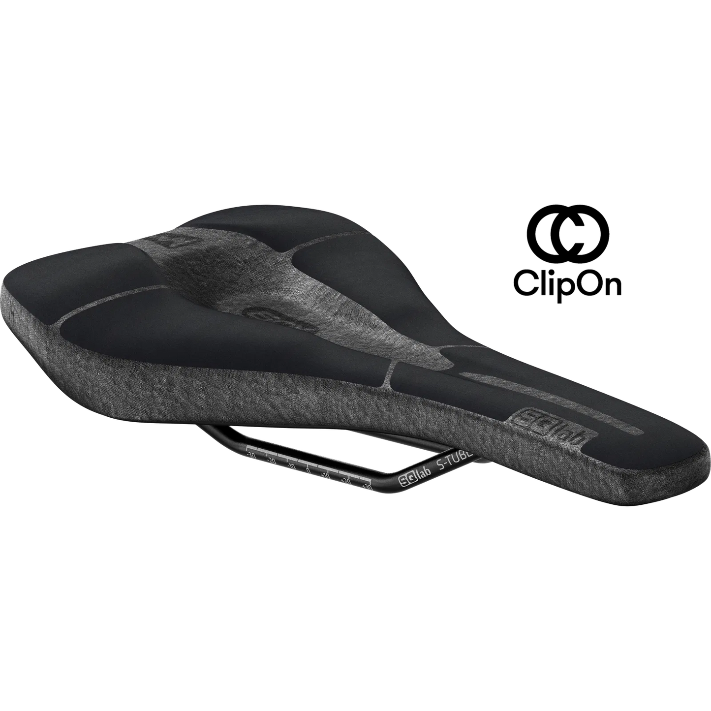 SQlab Sattel "60X ClipOn Infinergy ERGOWAVE active 2.1" ideal für MTB All Mountain & Enduro & Gravel in 13 bis 17cm