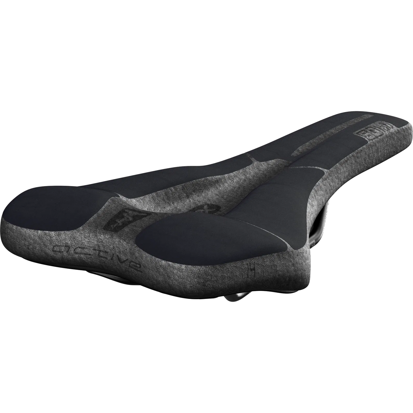 SQlab Sattel "60X ClipOn Infinergy ERGOWAVE active 2.1" ideal für MTB All Mountain & Enduro & Gravel in 13 bis 17cm