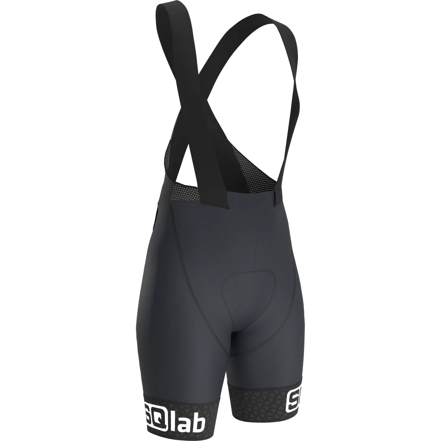 SQlab SQ-Short "ONE12" WOMEN "DIE" BIB-Short für Road & MTB Race mit Sitzpolster in Größen XS bis XXL in Schwarz