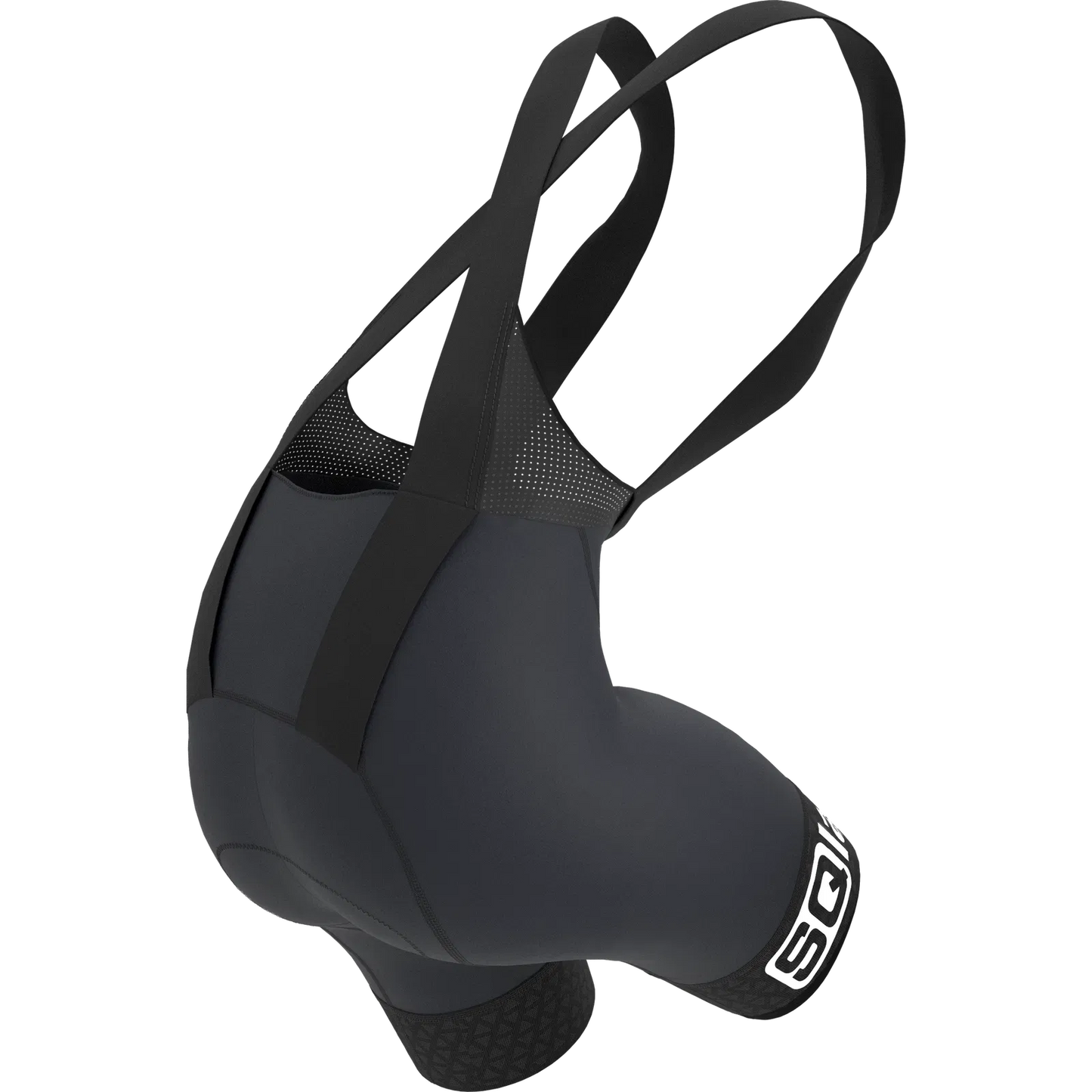 SQlab SQ-Short "ONE12" WOMEN "DIE" BIB-Short für Road & MTB Race mit Sitzpolster in Größen XS bis XXL in Schwarz