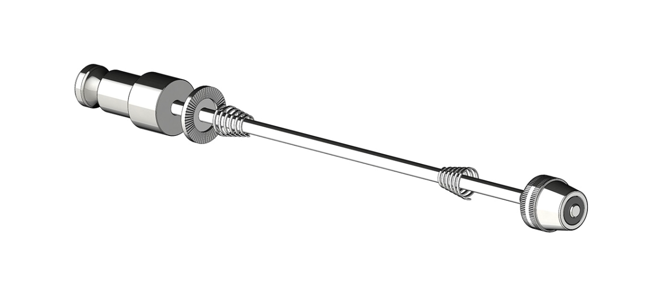 CROOZER Schnellspannachskupplung für Click & Crooz® Deichsel verschiedene Längen