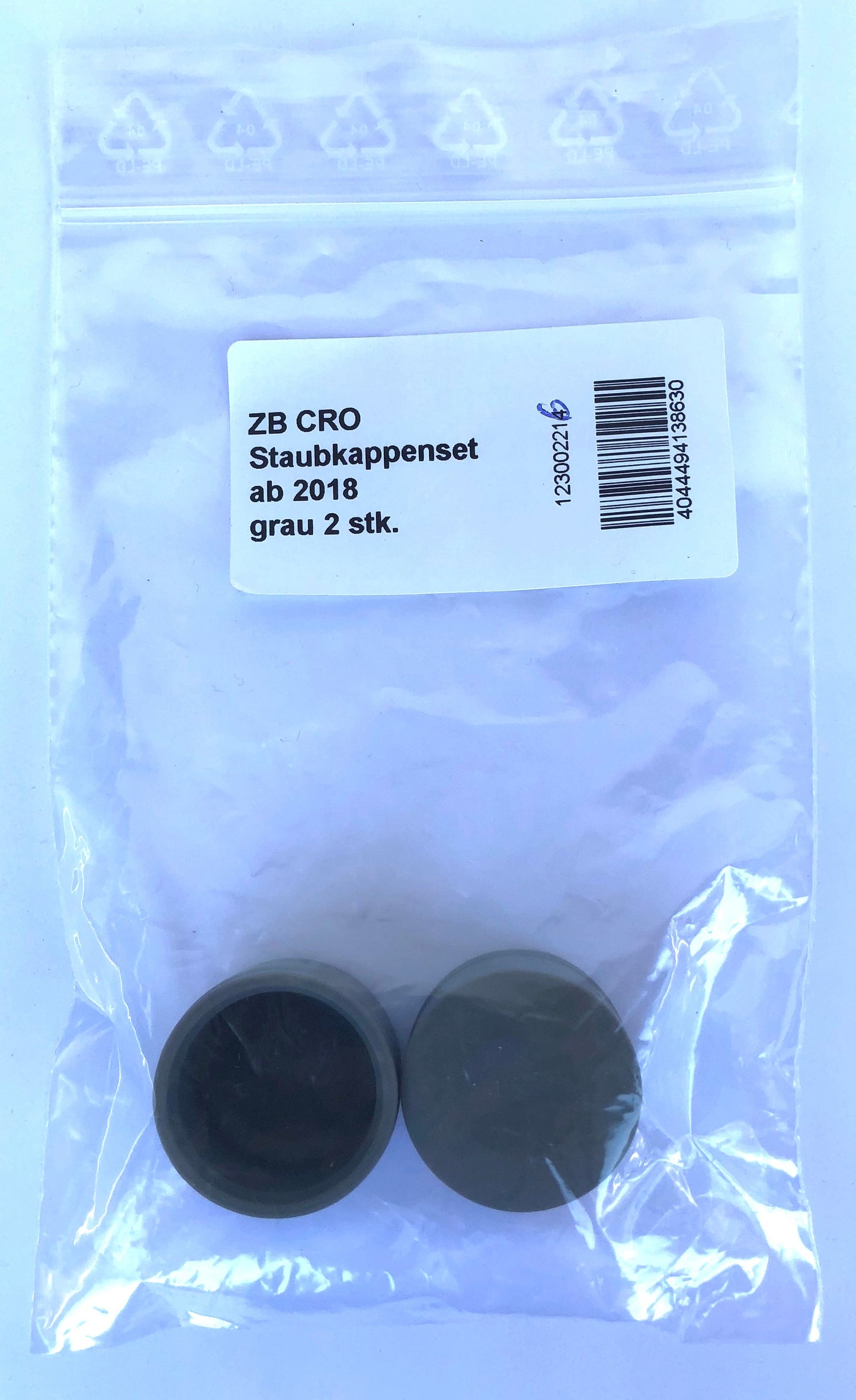 CROOZER Anhänger Staubkappen für "KID" und "KID Plus" in Grau - Original > 123002216