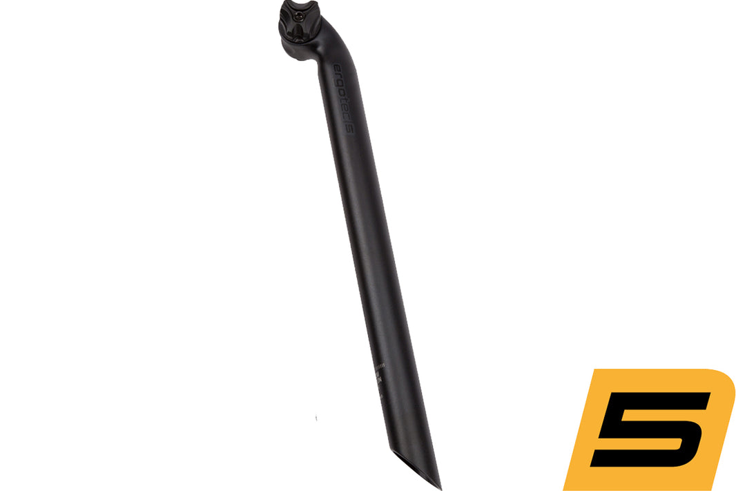 ERGOTEC Sattelstütze "Viper" mit 0 / 10 / 20 / 30mm Offset (Kröpfung) und 27,2 / 30,9 / 31,6 / 34,9 Ø - Alu schwarz