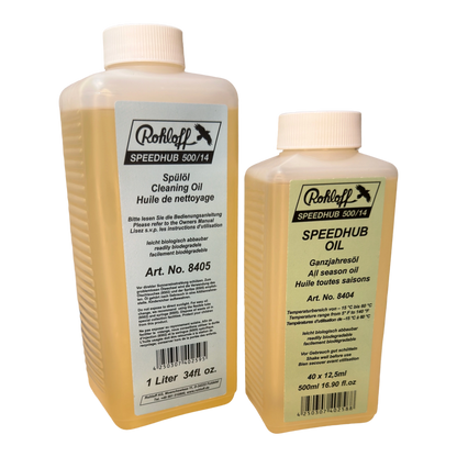 ROHLOFF Getriebeöl - "Oil of Speedhub" Ganzjahresöl + Spülöl für Ölwechsel - Original > 8409 oder 8406