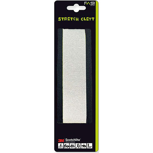 FASI Hosenklettband Reflektorband Paar 50x360 mm – 3M Scotchlite, verstellbar, Neon