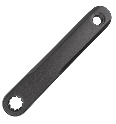 SAMOX ISIS E-Bike Kurbel Shape 1 Q16 – 13 mm Offset für BOSCH & BROSE, 170 mm, schwarz