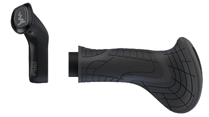 SQlab 710 Fahrradgriffe – ergonomisch mit Entlastungsflügel, Ergobar, S/M/L, Trekking & MTB