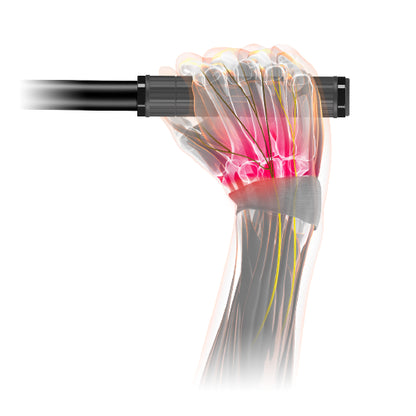 SQlab 710 Fahrradgriffe – ergonomisch mit Entlastungsflügel, Ergobar, S/M/L, Trekking & MTB