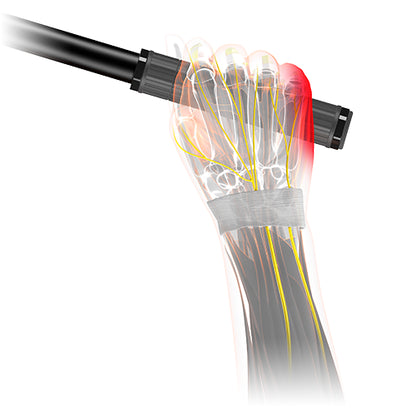 SQlab 710 Fahrradgriffe – ergonomisch mit Entlastungsflügel, Ergobar, S/M/L, Trekking & MTB