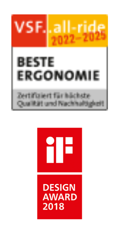 SQlab 621 M-D® active 2.1 – City-Komfortsattel mit 85 % Entlastung & Active Comfort Switch