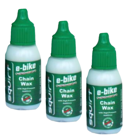 Squirt Cycling Products E-Bike Kettenwachs – langlebiges, sauberes Wachs für E-Bike Antriebe