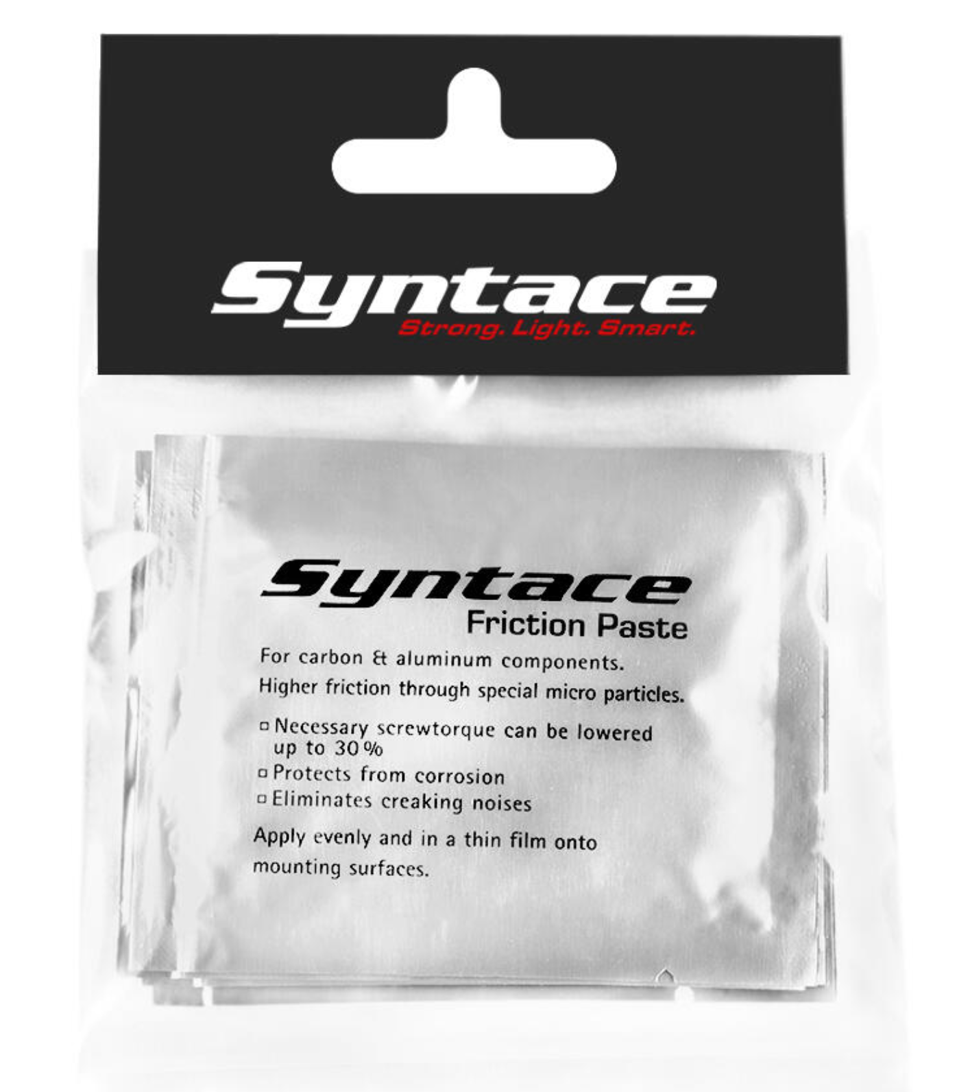 SYNTACE Montagepaste "Dynamic Carbon Paste" für Carbon- und Aluminium-Bauteile 20g (in 4x5g Beutel) - Original