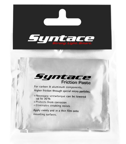 Syntace Montagepaste Dynamic Carbon Paste Carbon & Alu – Montagepaste zur Drehmomentreduzierung und Geräuschvermeidung