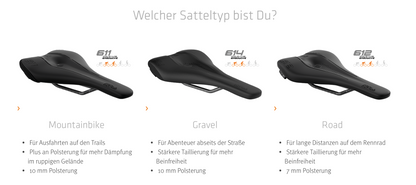 SQlab 614 ERGOWAVE® active 2.1 – Gravel-Sattel mit Active-Technologie, Komfort & Beinfreiheit