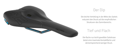 SQlab 612 ERGOWAVE® – Leichter Race-Sattel für Rennrad & MTB mit 63 % Entlastung