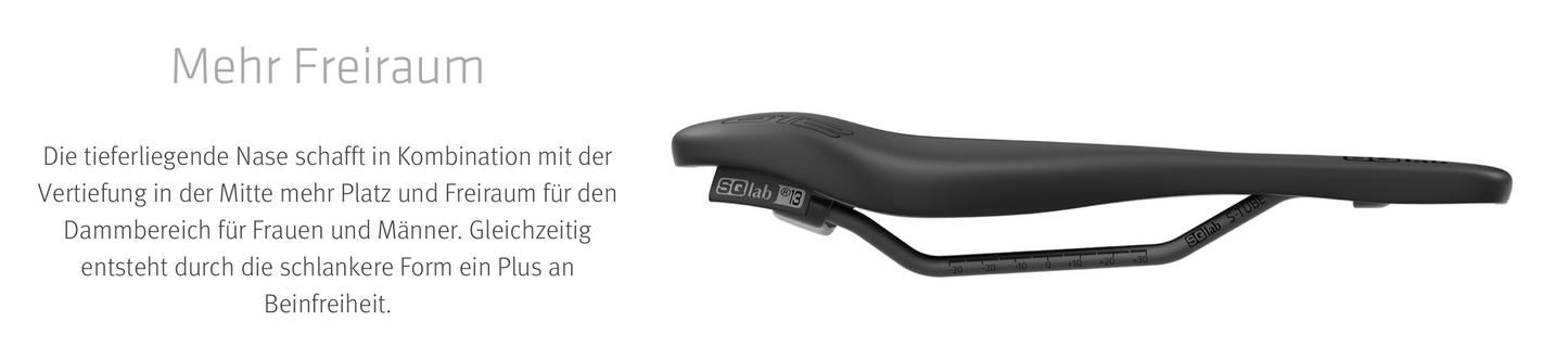 SQlab Sattel "Modell 612 ERGOWAVE active 2.1" für ROAD & MTB RACE - Original