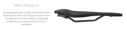 SQlab 612 ERGOWAVE® active 2.1 – Race-Sattel für Rennrad & MTB mit Active-Technologie