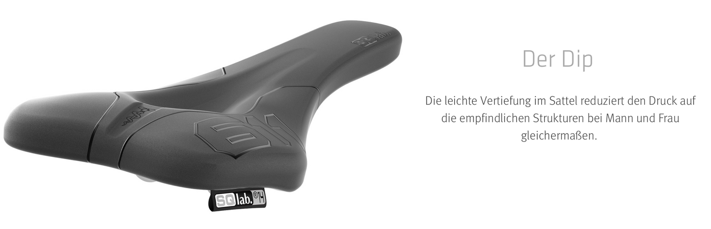 SQlab Sattel "Modell 611 ERGOWAVE CrMo" für MTB TECH & TRAIL - Original