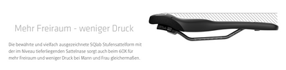 SQlab 6OX ERGOWAVE® active – E-MTB-Sattel für maximale Kontrolle, Halt & Komfort im Gelände