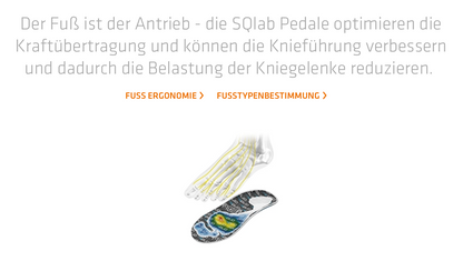 SQlab 502 active Pedal – kniefreundliches ACTIVE-Flatpedal mit 10° Bewegungsfreiheit, StVZO