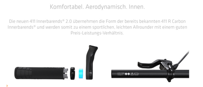 SQlab Innerbarends® 411 2.0 – leichte Innen-Barends für mehr Komfort & Aerodynamik