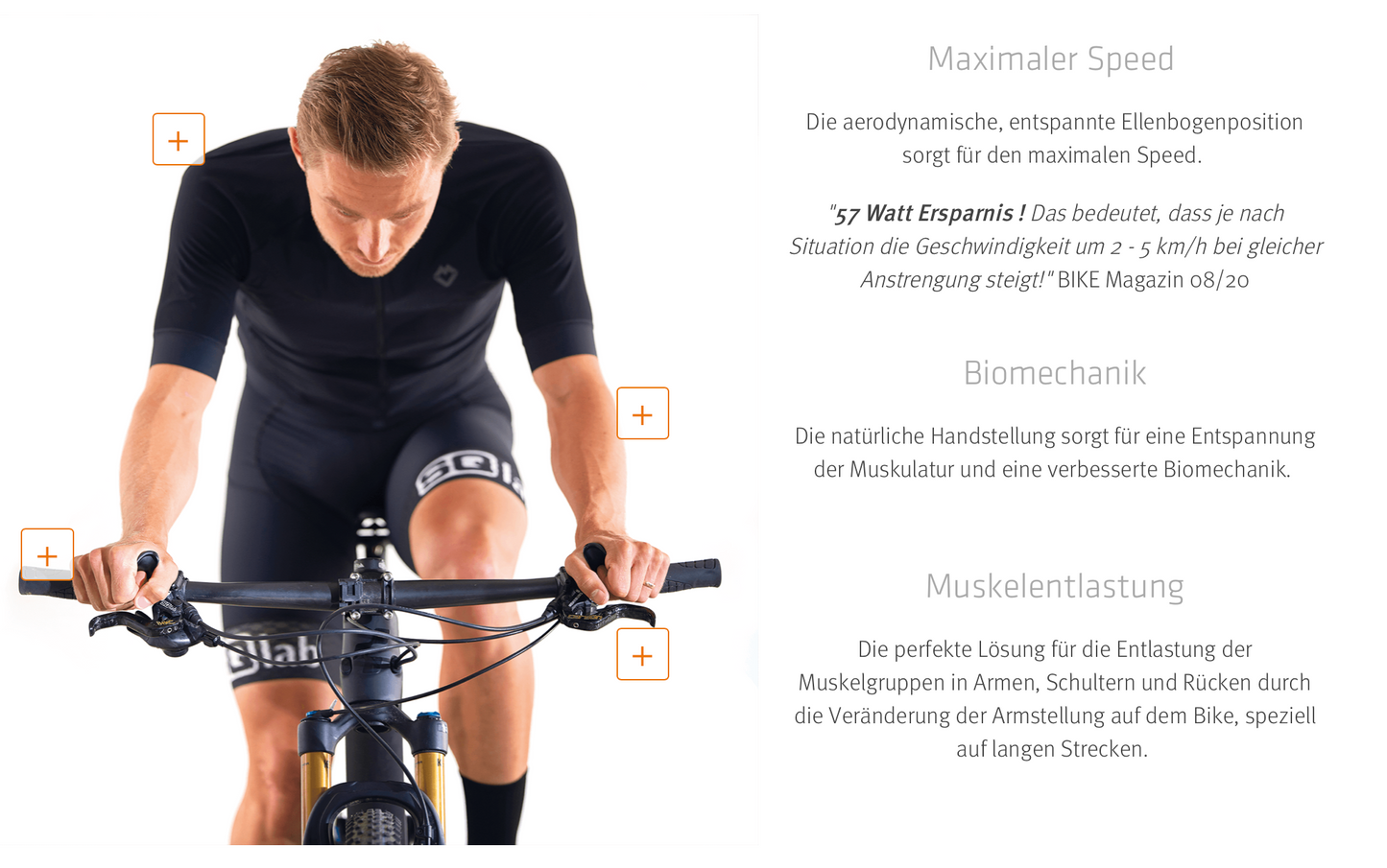 SQlab Innerbarends "Modell 411 2.0" "Schneller-Schnittiger-Leichter" aus Faserverbundkunststoff (FVK) - Original