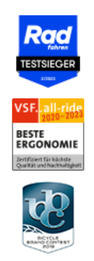 SQlab 702 Komfortgriffe – extra großer Flügel, maximale Auflagefläche, City & Trekking, S–L