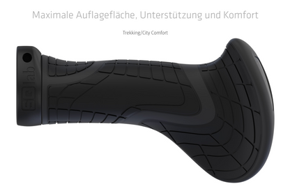 SQlab 702 Komfortgriffe – extra großer Flügel, maximale Auflagefläche, City & Trekking, S–L