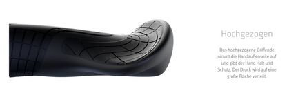 SQlab 702 Komfortgriffe – extra großer Flügel, maximale Auflagefläche, City & Trekking, S–L