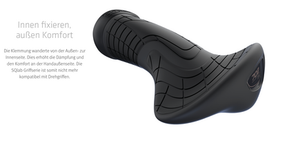 SQlab 702 Komfortgriffe – extra großer Flügel, maximale Auflagefläche, City & Trekking, S–L