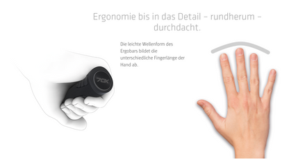 SQlab 70X Griffe – Gravity & Downhill, maximale Kontrolle, Shock Absorption, S/M, E-Bike Ready