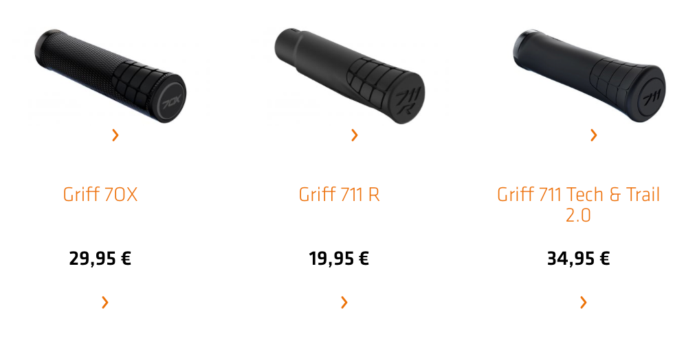 SQlab Lenker-Griffe "Modell 70X" für MTB Gravity & E-Performance - Original