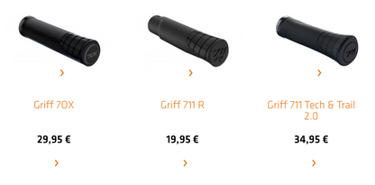 SQlab 70X Griffe – Gravity & Downhill, maximale Kontrolle, Shock Absorption, S/M, E-Bike Ready