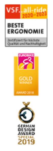 SQlab 710 Short Griffe – ergonomisch, für Drehgriffschaltung, Rohloff/Nexus/Alfine, S–L