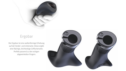 SQlab 702 Komfortgriffe – extra großer Flügel, maximale Auflagefläche, City & Trekking, S–L