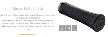 SQlab 711 MTB Griffe – Langstrecke & Race, ergonomisch gedämpft, Innerbarend-ready, S/M/L
